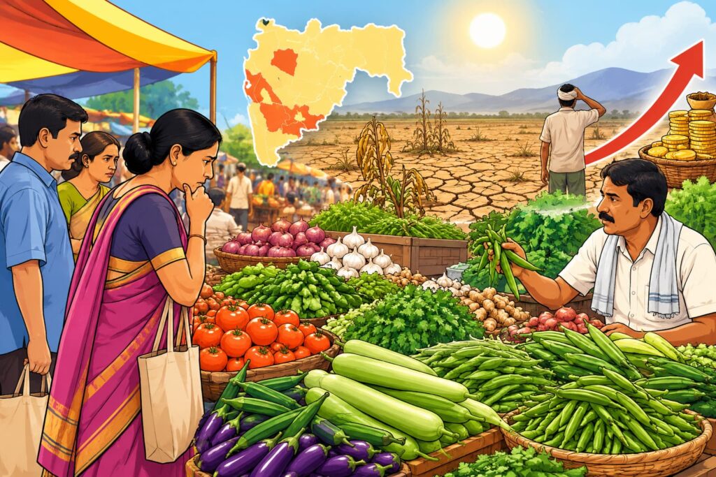 आवक घटी, मांग बढ़ी; सब्जियों के दाम आसमान पर! 1 आवक घटी, मांग बढ़ी; सब्जियों के दाम आसमान पर!